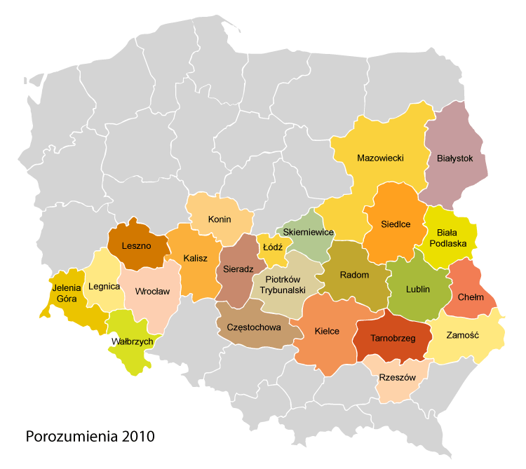 Mapa porozumie